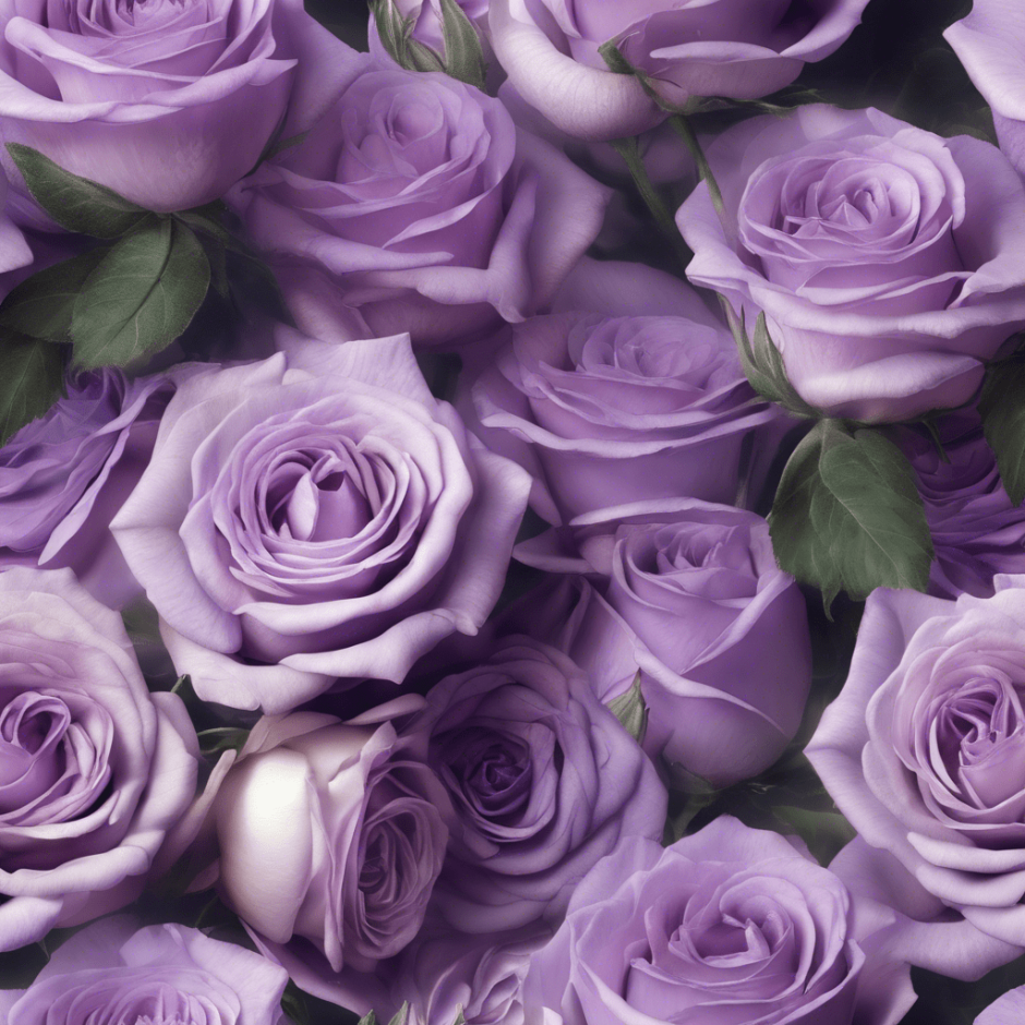 Lavender roses.
