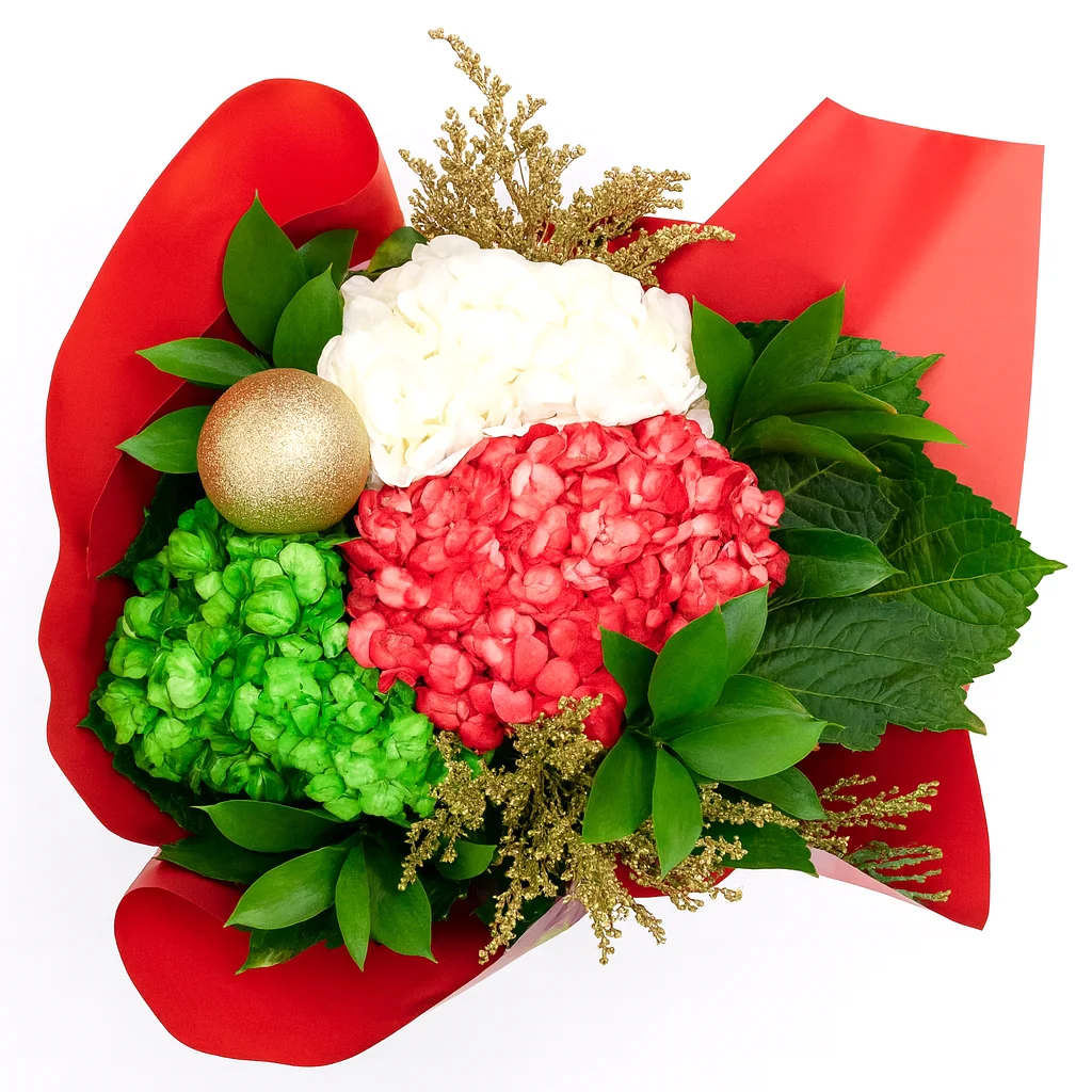 Christmas bouquet Elegance with winter whites, perfect for weddings, gifts, and premium styling.